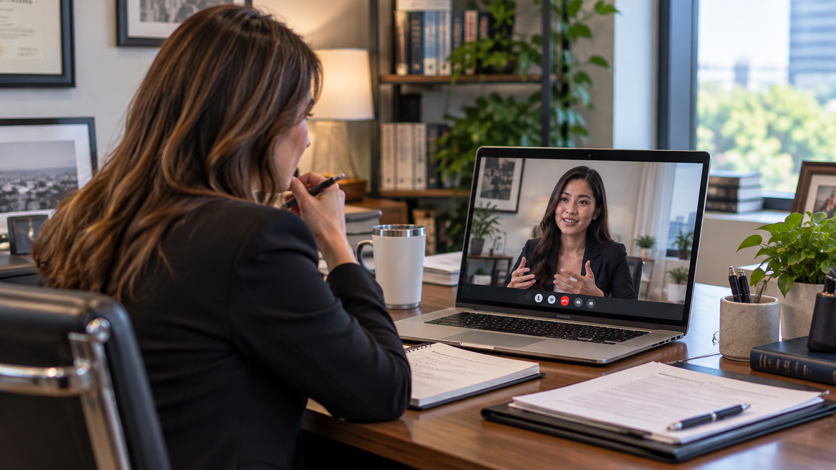 U.S. attorney working remotely with a Philippine attorney on his legal team